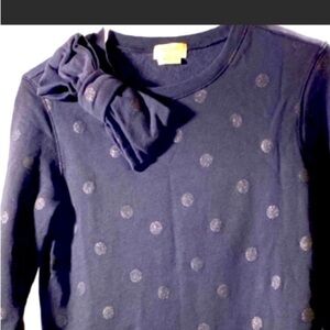 Kate Spade live colourfully black polkadot sweater​​​​​​​​​​​​​​​